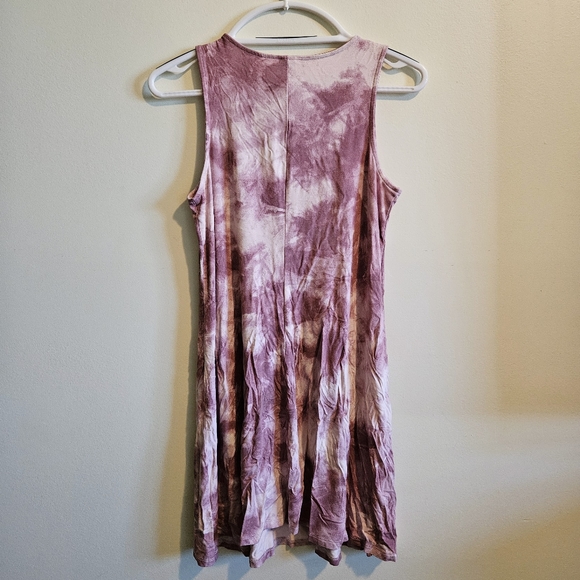 💫HOST PICK💫 Purple Tie Dye Knit Swing Dress M - Old Navy - Picture 2 of 8